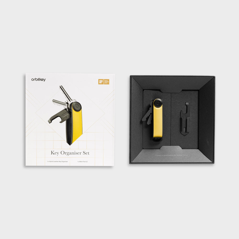 Key Organiser Hybrid Leather + Multi-Tool v2 Set – Orbitkey
